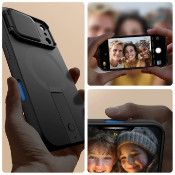 Etui Tech-Protect Kevlar Aura MagSafe do iPhone 17 Pro Max, czarne