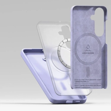 Etui do Samsung Galaxy S25 Plus Lavendel Ringke Silikon Magnetisch MagSafe