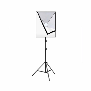 Zestaw studyjny Softbox LED Puluz 50x70cm, statyw, żarówka LED 1 szt PU5070EU