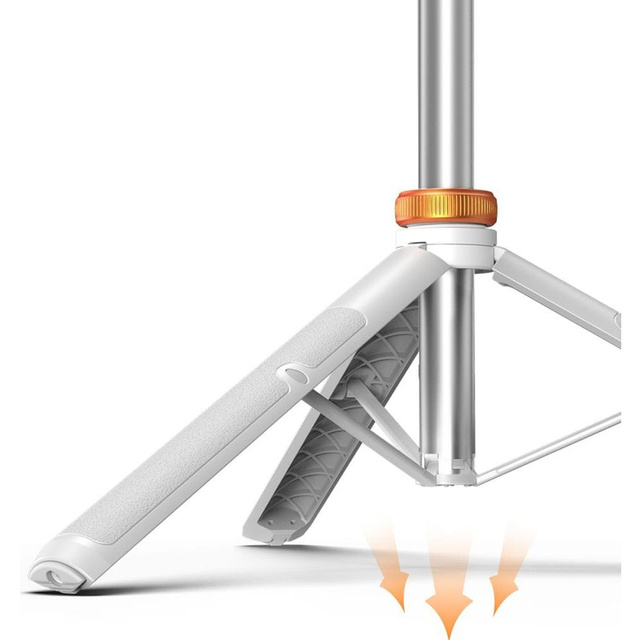 Selfie Stick Kijek Statyw Tripod Bluetooth uchwyt do telefonu zdjęć + Pilot L03S biały