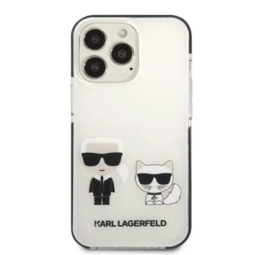 Etui ochronne na telefon Karl Lagerfeld KLHCP13LTPEKCW do Apple iPhone 13 Pro / 13 6,1" hardcase biały/white Karl&Choupette