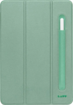 LAUT Huex Folio - Schutzhülle mit Halter für Apple Pencil für iPad Air 10.9" 4/5G (grün)