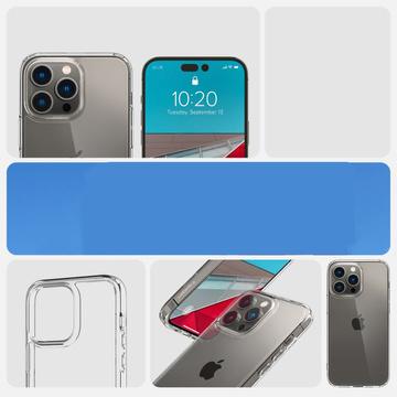 Spigen Ultra Hybrid Hülle für Apple iPhone 14 Pro Max Kristallklares Glas