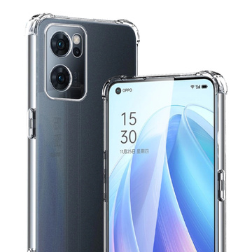 ShockProof Alogy Silicone Armor Case für Oppo Reno7 5G Global Transparent