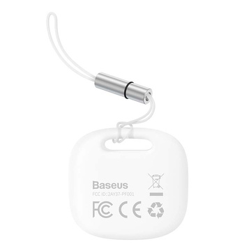 Baseus T2 Pro Bluetooth-Tracker mit Umhängeband (weiß)