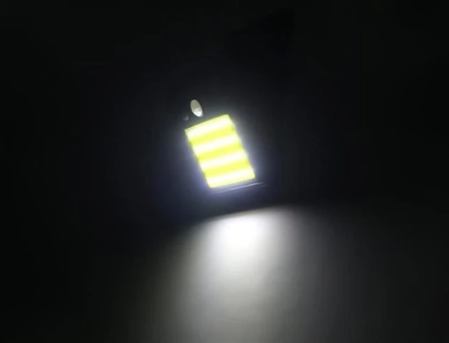 Lampa solarna LED z czujnikiem ruchu i zmierzchu zewnętrzna 48 LED COB