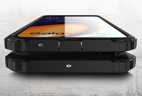 Alogy Hard Armor Hülle für Samsung Galaxy A60 / M40 schwarz Alogy Glas