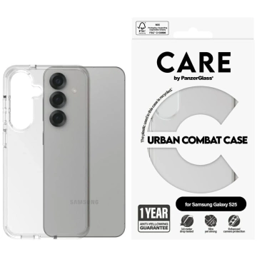 Samsung Galaxy S25 CARE von PanzerGlass Flagship Case Transparent