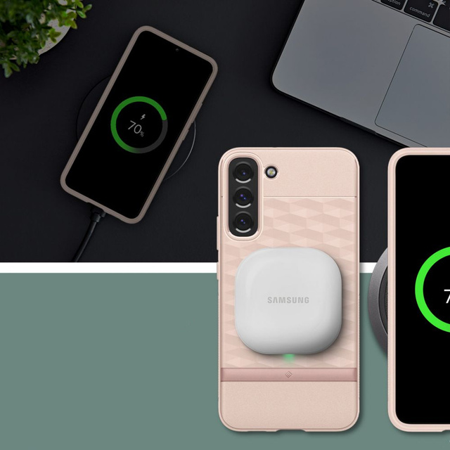 Etui na telefon obudowa Caseology Parallax do Samsung Galaxy S22 Indi Pink