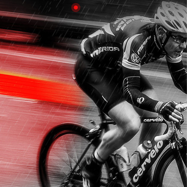 Lampka rowerowa Światło rowerowe Tylne czerwone LED pod siodełko Migająca lampa na rower tył