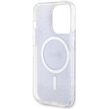 Guess GUHMP14LH4STU Handyhülle für Apple iPhone 14 Pro 6,1" lila/lila Hardcase 4G MagSafe