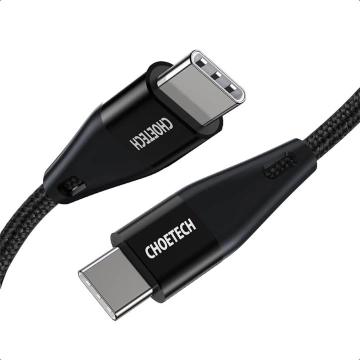 Choetech Kabel USB Type C Kabel - USB Type C Power Delivery 60W 2m schwarz (XCC-1004-BK)