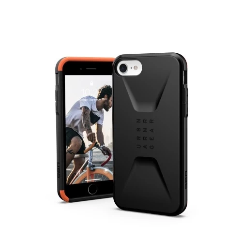 UAG Civilian - Schutzhülle für iPhone SE 2/3G, iPhone 7/8 (schwarz)