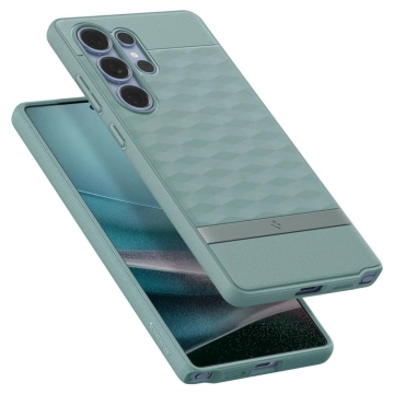 Etui für Samsung Galaxy S25 Ultra Salbeigrün Spigen Parallax Mag MagSafe