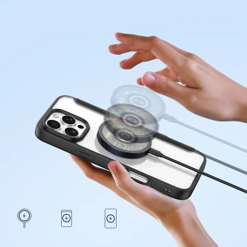 iPhone 16 Pro Max Dux Ducis Skin X Pro MagSafe Hülle Schwarz