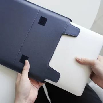 Nillkin Versatile etui torba pokrowiec na laptopa do 14'' z funkcją podstawki i podkładki pod myszkę szary