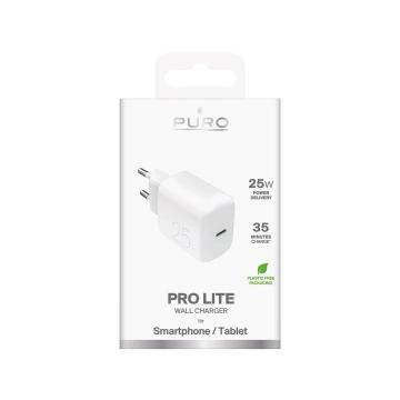 Ładowarka Puro Daily Prolite 25W USB-C PD – biała