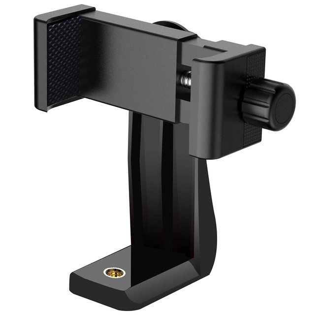 Telefonadapterhalter für Selfie-Stick-Stativ 1/4 drehbar 360 ​​universell Alogy schwarz