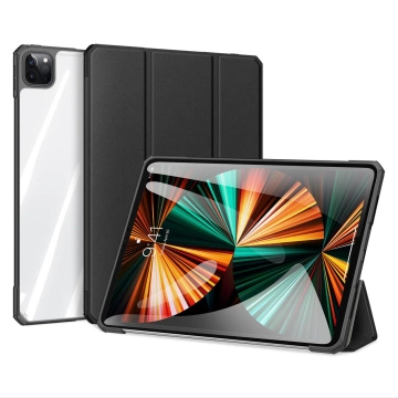 Dux Ducis Copa Hülle für iPad Pro 12.9 '' 2021/2020/2018 Smart Cover mit Ständer schwarz