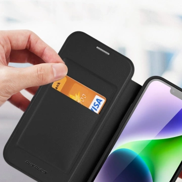 Dux Ducis Skin X Pro Hülle für Apple iPhone 15 Magnetisches MagSafe Flip Cover – Schwarz