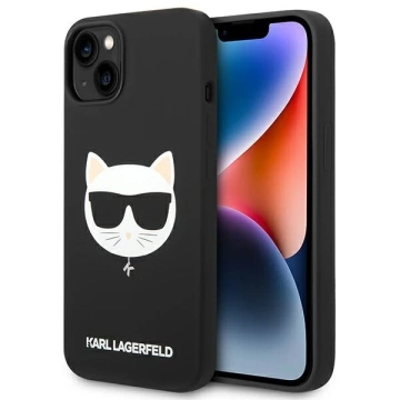 Etui Karl Lagerfeld KLHMP14SSLCHBK do iPhone 14 6,1" hardcase Silicone Choupette Head Magsafe