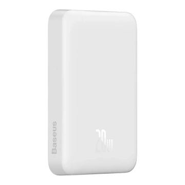Powerbank Baseus Magnetic Mini 10000mAh 20W (biały)
