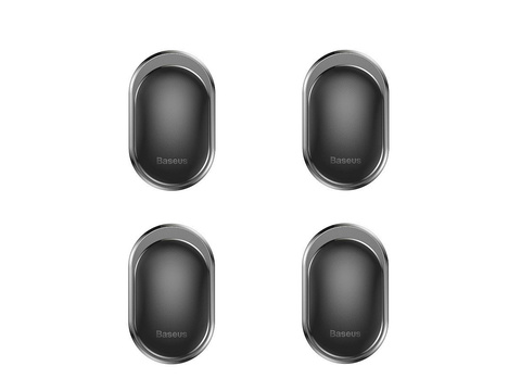 Universal-Aufhänger x4 selbstklebender Halter Baseus Schwarzer Haken