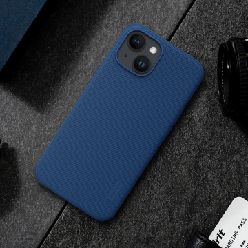 Nillkin Super Frosted Shield Pro verstärkte Hülle für iPhone 15 Plus – Schwarz