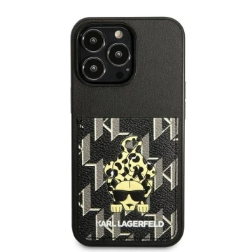 Etui Karl Lagerfeld KLHCP13LCANCNK für iPhone 13 Pro / 13 6,1" Hardcase Karlimals Cardslot