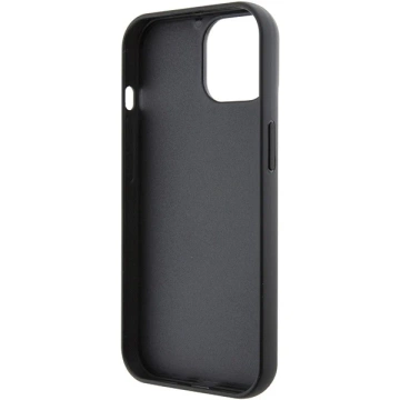 Etui Karl Lagerfeld KLHCP15SGKNPSK für iPhone 15 6,1" czarny/black hardcase Fixed Glitter Ikonik Logo Metal Pin