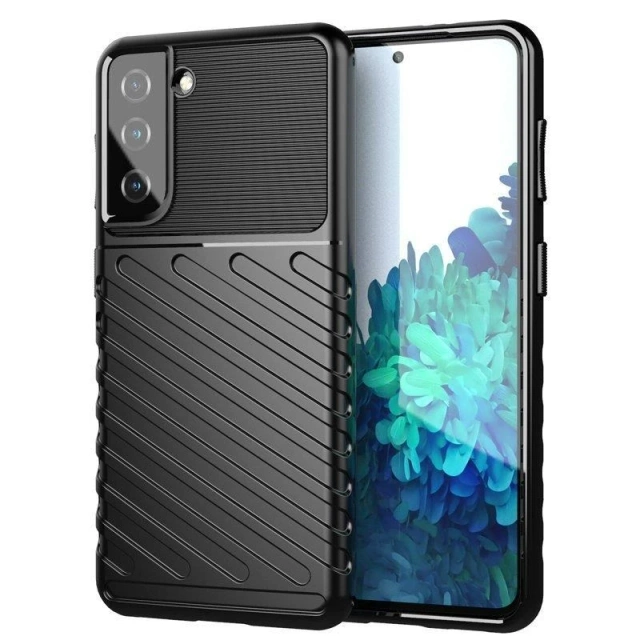 Etui ochronne Thunder Case do Samsung Galaxy S23+ Plus silikonowy pancerny pokrowiec Czarne