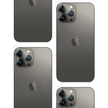Hülle Glas-Bildschirmlinse für iPhone 15 Pro Set 3mk Comfort Set 4in1 Hülle Linse gehärtet