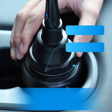 Uniwersalny uchwyt samochodowy Joyroom JR-ZS259 na telefon do uchwytu na kubek Czarny