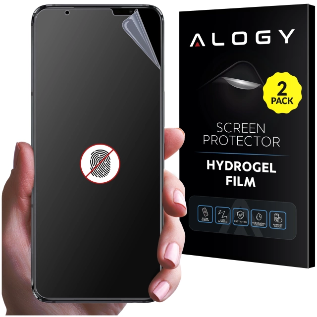 2x Folia "MATOWA" do Asus ROG Phone 6 Hydrożelowa Alogy HydroSkin Matte Pro™ na ekran do etui "BEZ ODCISKU PALCÓW"