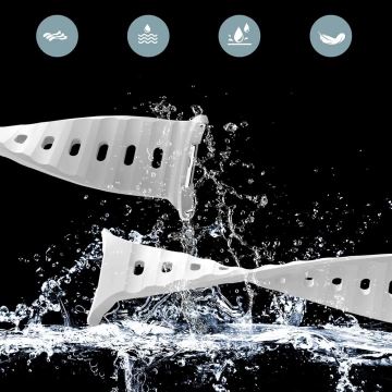 Smartwatch-Band Uhrenarmband für Samsung Galaxy Watch Ultra 47 mm Weiß