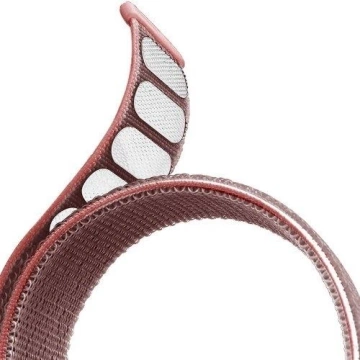 Pasek Nylonowy Puro Sport Band do Apple Watch 42/44/45 mm w Różowym – ultralekki i wygodny na każdą okazję