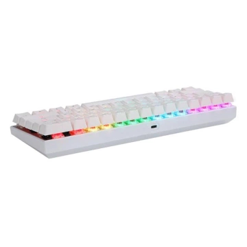 Motospeed SK62 kabellose mechanische Tastatur weiß (rote Schalter)