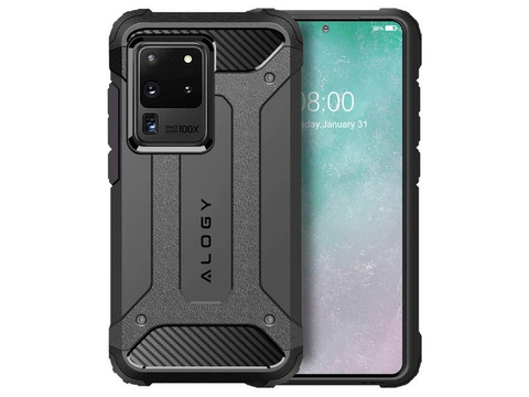 Etui Alogy Hard Armor do Samsung Galaxy S20 Ultra szare
