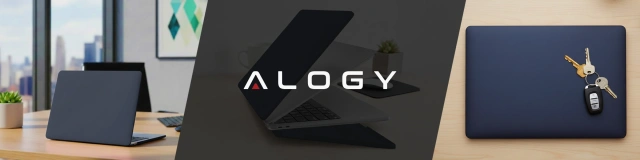 Etui do Apple MacBook Air 13 / 13.3" 2018–2021 (M1 A2337/A2179/A1932) – elastyczna, matowa obudowa ochronna, lekka i odporna – Alogy AirGuard™ Granatowy