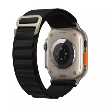 Nylon Pro Apple Watch 4 / 5 / 6 / 7 / 8 / se / ultra (42 / 44 / 45 / 49 mm) schwarz