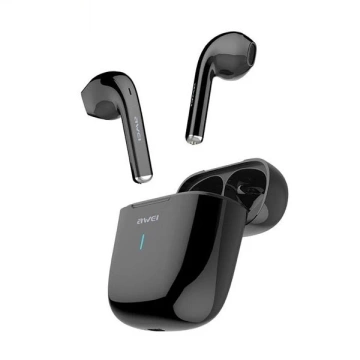 AWEI Bluetooth 5.0 T26 TWS kabellose Kopfhörer-Dockingstation Schwarz