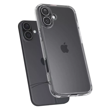 Etui Spigen Ultra Hybrid für Apple iPhone 16 Crystal Clear