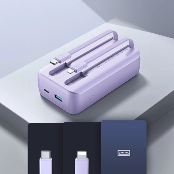Powerbank Joyroom JR-PBC07 30W 20000mAh mit Lightning- und USB-C-Kabel