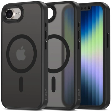 Etui für iPhone 16e Tech-Protect MagMat MagSafe Mattschwarz