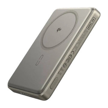 ESR Qi2 MagSlim 5000mAh 15W Magnetische Powerbank Sand