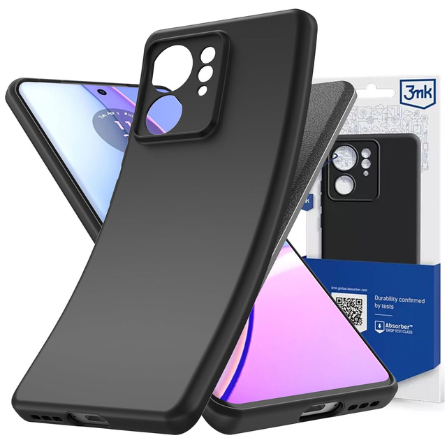 Etui do Samsung Galaxy A33 5G 3mk Matt Case obudowa pokrowiec Czarne matowe plecki