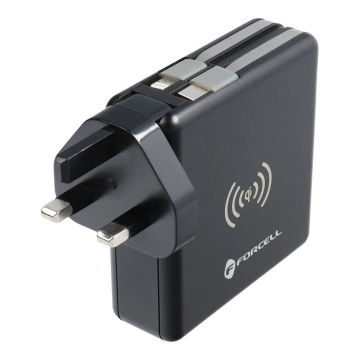 POWERBANK Forcell 5in1 10000mAh PD QC Kabelloses Reiseladegerät