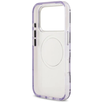 Etui Ochronne do iPhone 17 Pro Max Karl Lagerfeld IML KL Monogram MagSafe Fioletowy