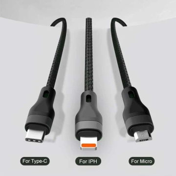 EcoBox Set FM Transmitter Bluetooth 2xUSB PD 20W 3in1 USB Kabel Schwarz