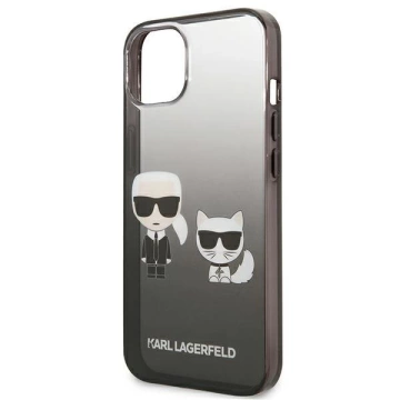 Karl Lagerfeld KLHCP13STGKCK iPhone 13 mini 5,4" Hardcase czarny/black Gradient Ikonik Karl